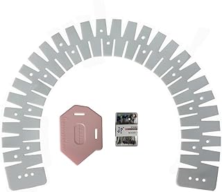 Magnetic Seam Guide and Flex Silicone Hemmer with Needles for Sewing MachineMultifunctional Polygonal Hemmer Guide with ScaleUniversal Sewing Quilting Supplies Accessories Tools