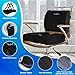 CloudBliss Seat Cushion,Office Chair Cushion,Car Seat Cushions,Lumbar Support Pillow for Office Chair,Back Support Memory Foam Pillow Coccyx Cushions for Tailbone Pain,Sciatica Back Pain Relief Black