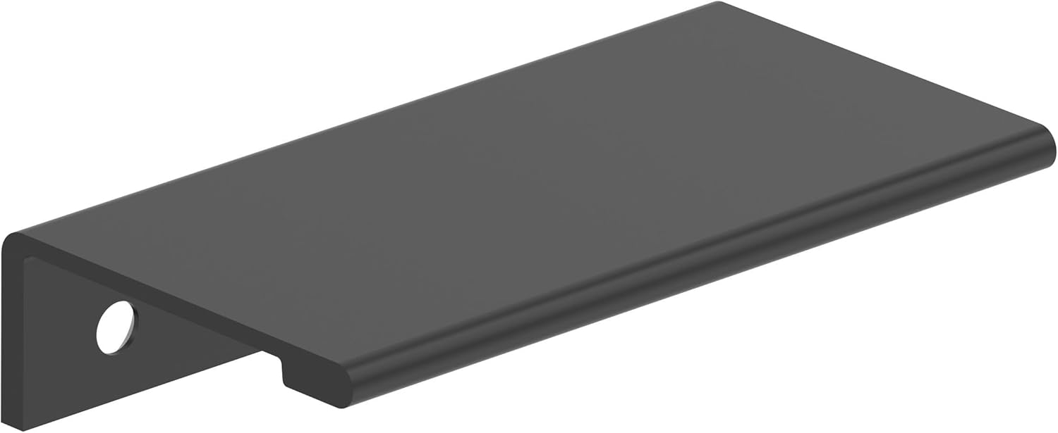 Amerock Streamline II 6 inch (152mm) Length Champagne Bronze Cabinet Edge Pull - 10 Pack