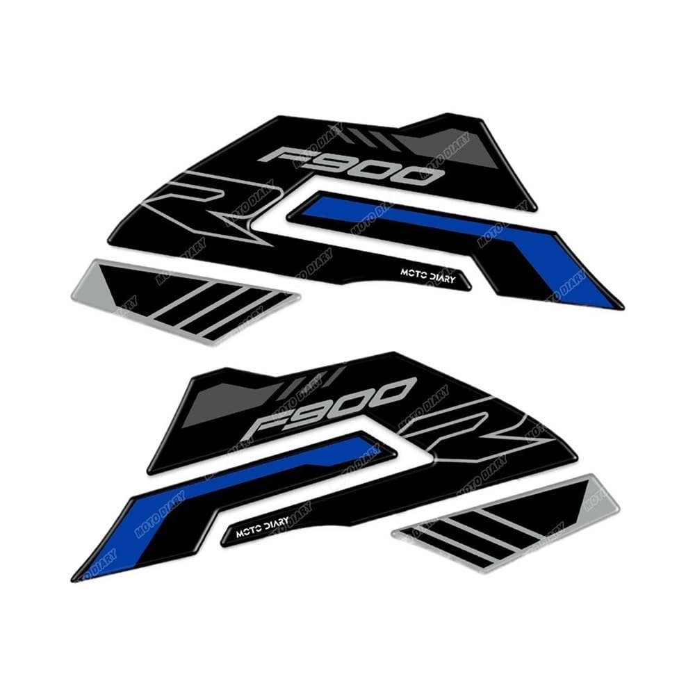 for F900R F 900 R F900 R 2019-2024 2023 Motorrad Fuel Tank Pad Sticker Set Gas Oil Protection Decals Motorbike Tank Side Traction Fuel Decal Tank