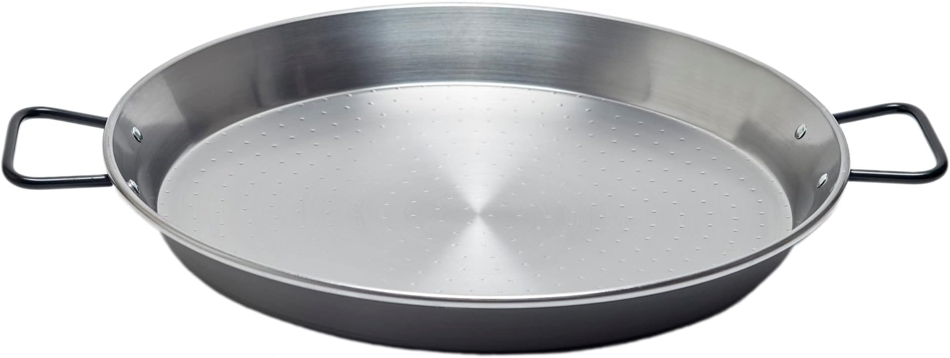 GarcimaPolished Steel Paella Pan, Grey, 50 cm