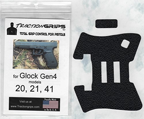 Tractiongrips Grip Overlay Decal for Glock 20 GEN4, 21 GEN4 Pistols