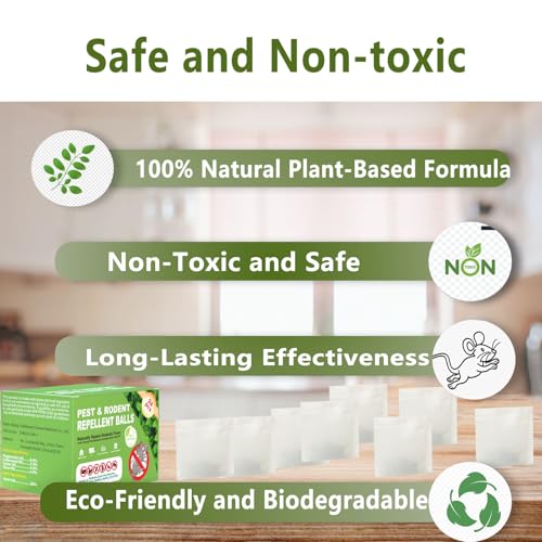 mouse repellent pouchesrodent repellent balls with natural peppermint oil long-lasting indoor