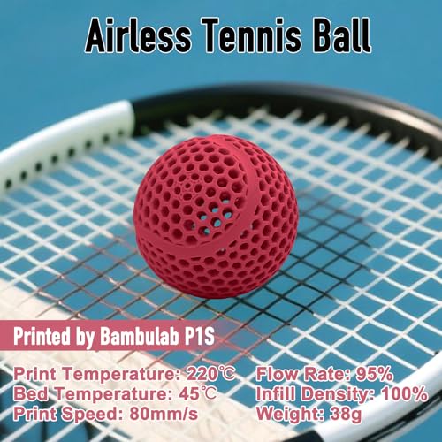 Image of YXPOLYER Flexible PLA Filament Red Flex PLA Pro 1.75mm 1kg Soft PLA 92A 3D Printer Filament for Bouncy Airless Basketball and Food Safe Food-Grade Stretchy Pet Chewy Toy