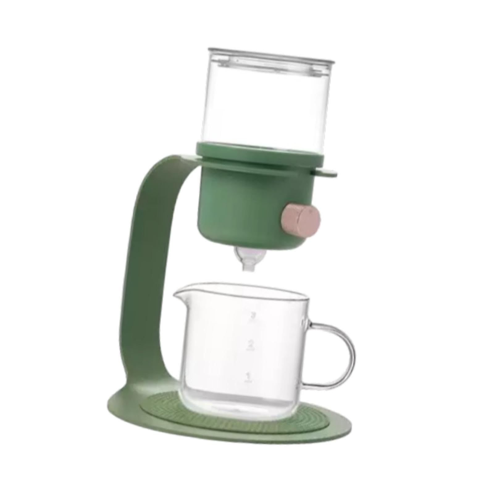 Semi Automatic Glass Teapot Coffee Pot Drinkware Large Capacity Kung Fu Teapot Tea Infuser Pot for Kitchen Camping Tea House