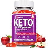Organic Apple Cider Vinegar Gummies Sugar Free, Keto ACV Gummies: Apple Cider Vinegar with Mother, Vitamin B12 & B6, Beetroot | Gut Health, GMO Free & Vegan, Metabolism, Energy Gummy - 60 Count.