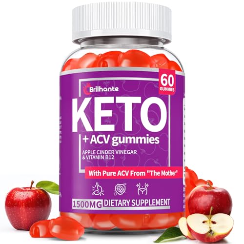 Organic Apple Cider Vinegar Gummies Sugar Free, Keto ACV Gummies: