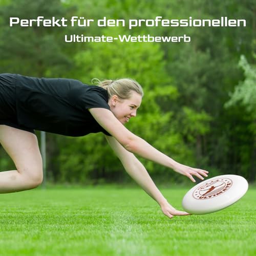 Wham-O Frisbee Official Ultimate 175g Flying Disc, 27.31cm, professionelles Training, für Wettkampf und Outdoor-Spaß -3 Pack