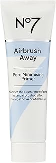 No7 Airbrush Away Pore Minimizing Facial Primer - Lightweight, Matte Primer & Pore Minimizer for Face - Makeup Primer for Oily Skin (30ml)
