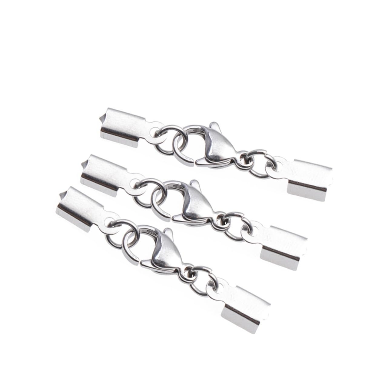 Lurrose Accessori Per Collane 96 Pz Con Fermagli Per Collana Accessorio Silver