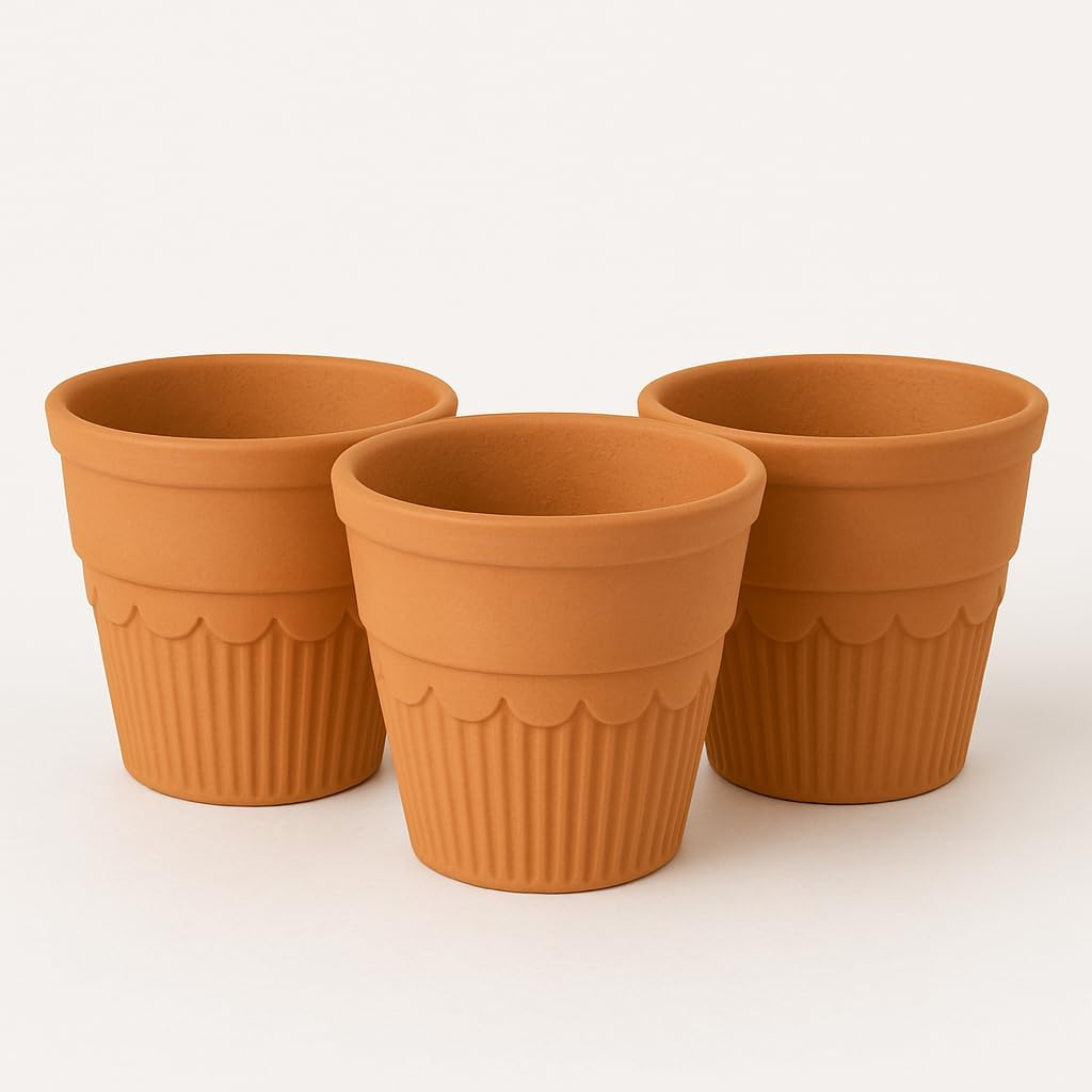 Handmade Terracotta Tea Cups - 20 Pack -9 Handmade Terracotta Tea Cups - 20 Pack -9