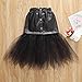 Toddler Kids Baby Girls Leather Tulle Long Skirt One Piece Summer Fashion Clothing Outfits (5-6X,Black)