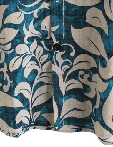 Image of VATPAVE Mens Casual Hawaiian Floral Shirts Short Sleeve Button Down Tropical Shirts Beach Summer Shirts