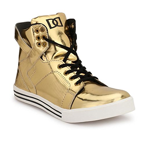 golden sneakers