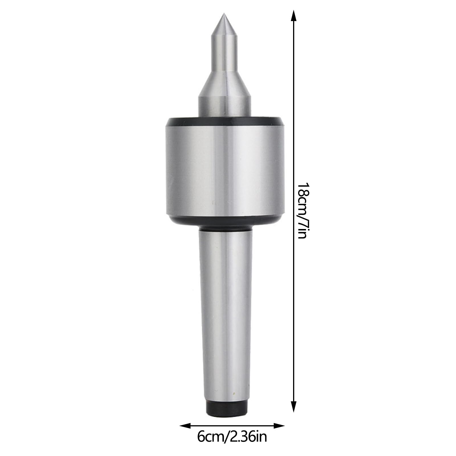 QANYEGN MT3 60° CNC Live Center, Heavy Duty MT3 Live Center, Live Revolving Center for Lathe Tailstock Machine
