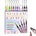 12 Colors Nail Art Pens Set,Nails Arts Markers Polish Pen for 3D Nail Arts,12 Colors Nails Point Graffiti Dotting Pen,Drawing Painting Liner Brush for DIY Art Beauty Adorn Manicure Tools