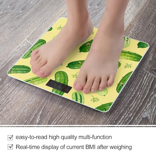 Báscula Digital de Baño Estilo Dill Pickles con Pantalla LCD miniatura 5