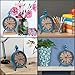 BELLE VOUS Retro Vintage Reloj de Escritorio 23x16,5cm - Reloj de Mesa...