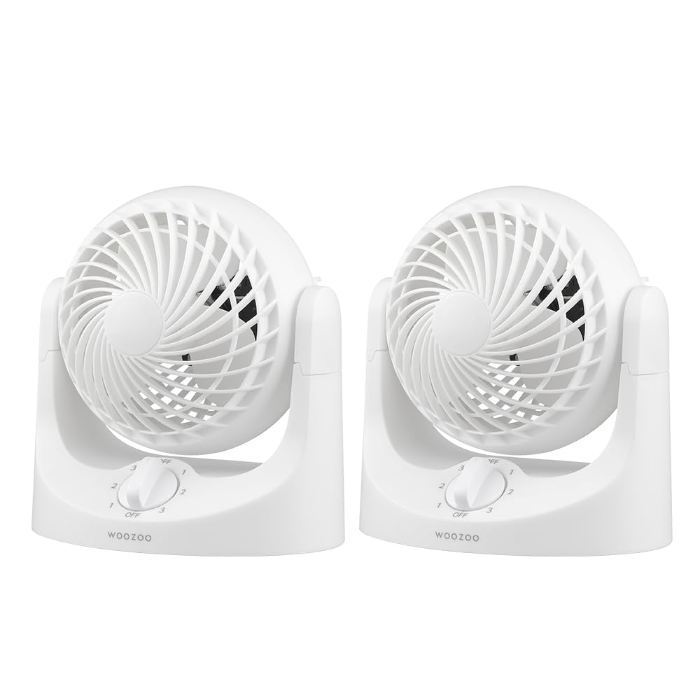 2個セット【節電対策】アイリスオーヤマ 卓上扇マカロンミニ固定式 TAF-MKM10N-W ホワイト