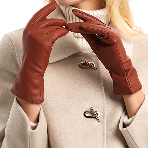 MGGMOKAY Nappa Lambskin Cashmere Gloves