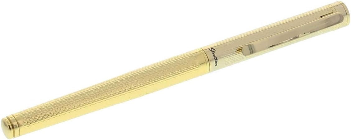 Stratton of Mayfair Roller Pen Gold Coloured Finish