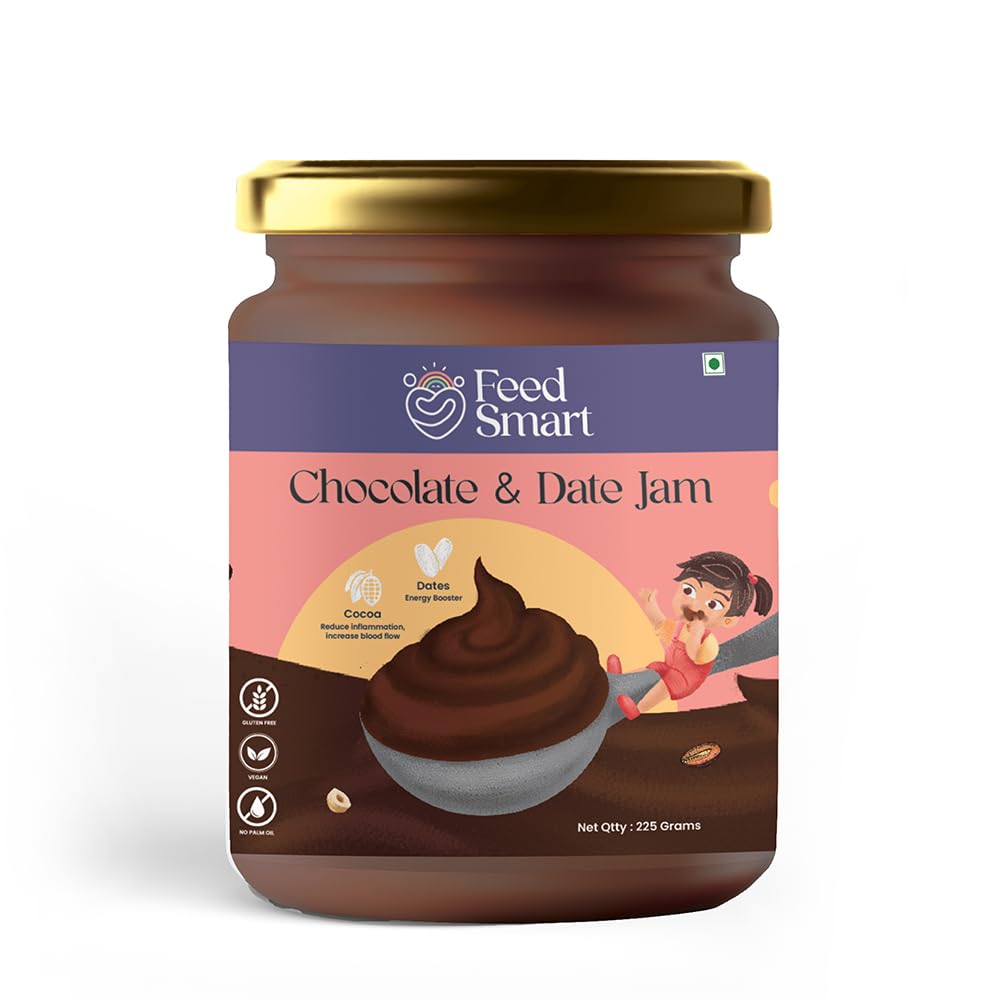 See full amazon price history chart for FeedSmart Chocolate & Date Jam | Vegan | Pure Dates | No Sugar | No Preservatives | No Artificial Colours Or Flavours | 100% Natural | 225Gm | Pack Of 1 FeedSmart Chocolate & Date Jam | Vegan | Pure Dates | No Sugar | No Preservatives | No Artificial Colours Or Flavours | 100% Natural | 225Gm | Pack Of 1 (B0CX4HMJF8) Amazon Price History, Amazon Price Tracker