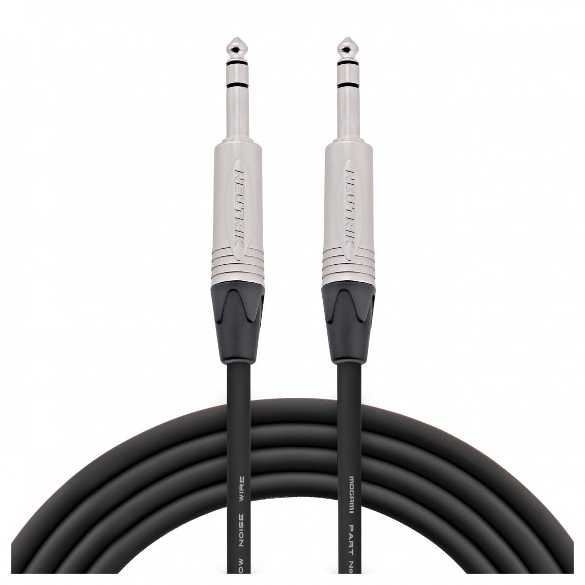 Studiospares Pro Neutrik Symmetrisch/Stereo Klinke Kabel, 10m schwarz
