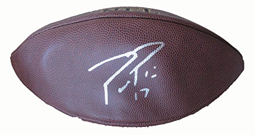 Philip Rivers Autographed Wilson NFL Football W/PROOF, Picture Of Philip Signing For Us, PSA/DNA Authenticated