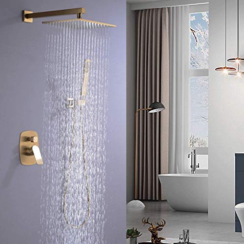 Ensemble de douche pluie dorée pour transformer votre salle de bain en spa de luxe à la maison