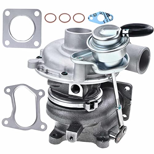 A-Premium Complete Turbo Turbocharger with Wastegate Actuator and Gasket Compatible with Ford Ranger 1999-2006 Courier Mazda B2500 Bravo