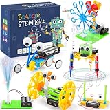 BeAndge STEM Robotics Kit - 6 Set STEM Toys for Age 8-13 8-10, Kids Crafts for Girls Boys Toys Gifts 6 7 8 9 10 Year Old Birthday Gifts, Engineering Science Robot Building Kits for Kids Age 8-12 6-8