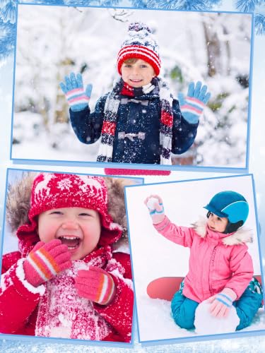 Image of EBOOT 3 Pairs Winter Kids Gloves Warm