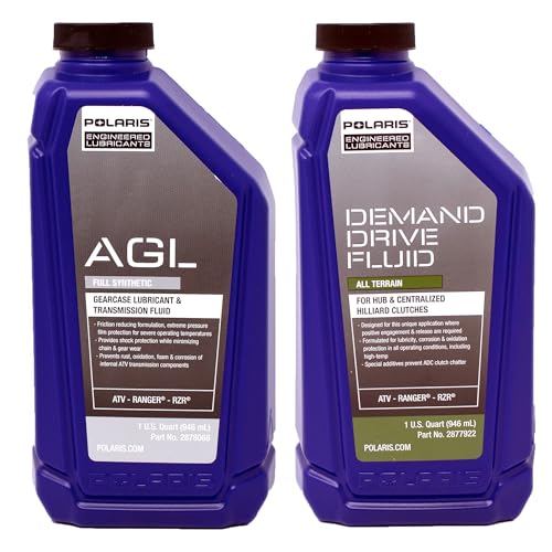 Edwards Gearcase Fluid Bundle fits Polaris ATVs SXS and UTVs AGL and Demand Fluids
