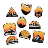9LOTS Themen Patches Kleidungsmodifikationen Thermoadhäsiv Für Kleidung Und Zubehörprojekte Wasserdichte Aufkleber