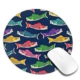 マウスパッド こいのぼり 鯉のぼり ゲーミングマウスパッド 丸型 人気 おしゃれ 滑り止め 薄型 多機能 男女兼用 贈り物