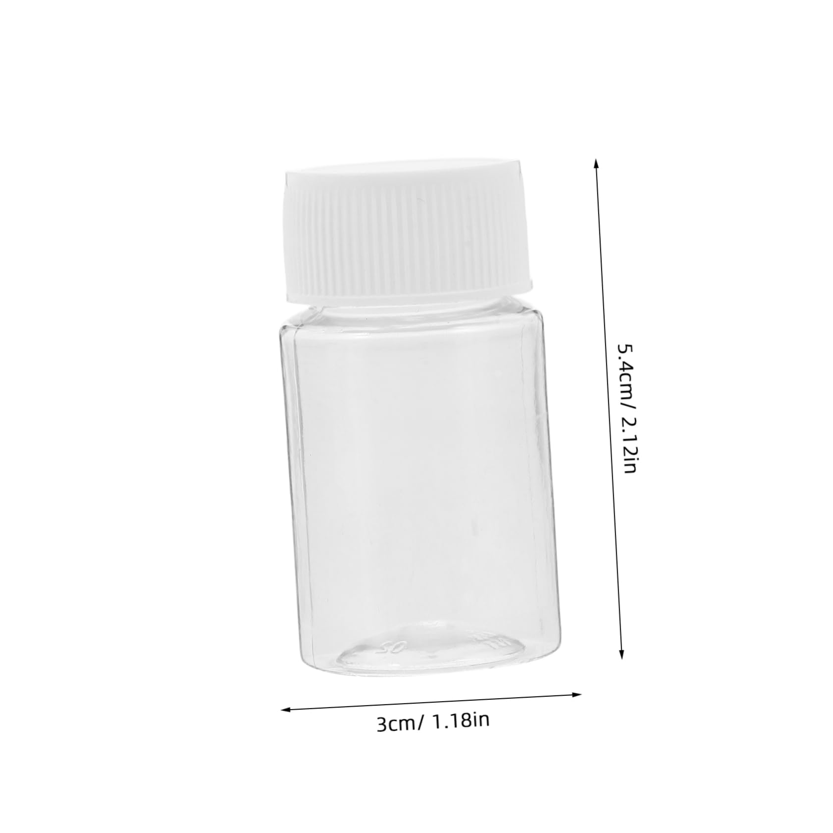 Alipis 10pcs Wide Mouth Squeeze Bottle Travel Mouthwash Bottle Reusable Leak Proof Plastic Lab Storage