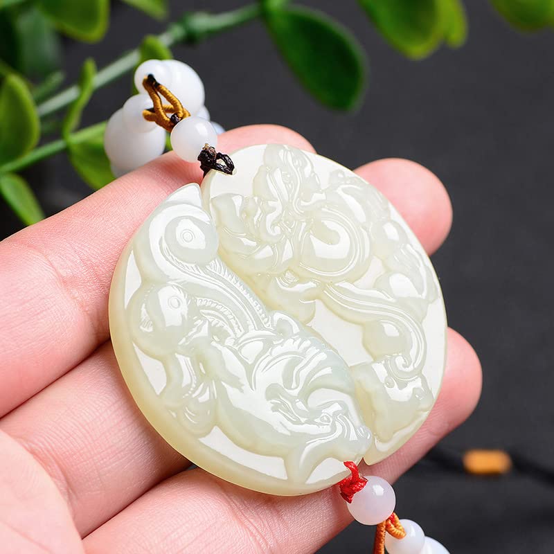 ネックレス 和田白玉8ミリ108 年末セール Amazon.co.jp: 和田白玉/龍と鳳凰 ペアペンダントネックレス