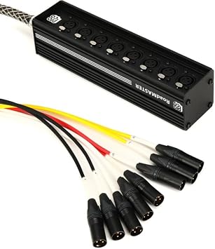 Pro Co RMST 8-channel XLR Drop Snake - 25 foot