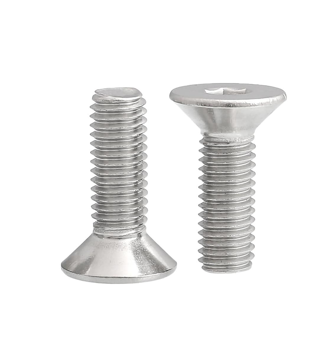 M4 M5 304 acciaio inossidabile DIN7991 esagono esagono incassato bullone a testa svasata piatta vite antiruggine anticorrosione (Size : M4x100mm(4PCS))
