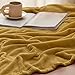Bedsure GentleSoft Fleece Blankets King Size Gold Yellow - Bed Blanket Soft Lightweight Plush Cozy Fuzzy Luxury Microfiber, 108x90 inches