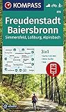 KOMPASS Wanderkarte Freudenstadt, Baiersbronn, Simmersfeld, Loßburg, Alpirsbach: 3in1 Wanderkarte 1:25000 mit Aktiv Guide inklusive Karte zur offline ... Langlaufen. (KOMPASS-Wanderkarten, Band 878)