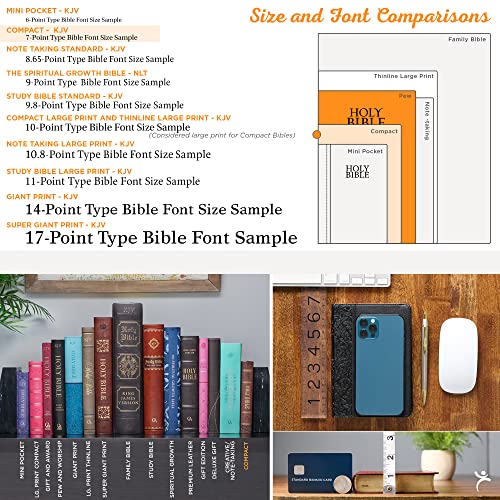 KJV Pckt LL Brown/Pink Leaf de