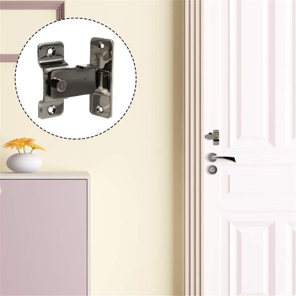 Door Lock,gate Latch, 90 Degree Stainless Steel Door Lock Toggle for Sliding Barn Door Hasp Latch Latch Dead Bolts Hasp Lock