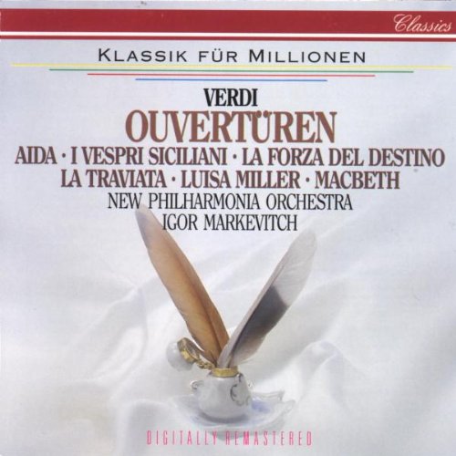 Verdi: Overtures; Markevitch, [Audio CD] Markevitch, Igor; New Philharmonia Orchestra
