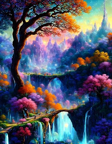 Affiche paysage pierres naturelles précieuses poster toile sans cadre 58x90 cm