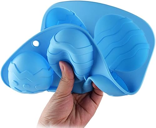 Miniatura 5 de Molde de silicona para hornear pastel de Pascua de 6 cavidades, molde para hornear de chocolate DIY para hornear pan para jabón hecho a mano,
