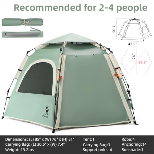 Carpa para camping impermeable para 2 personas miniatura 7