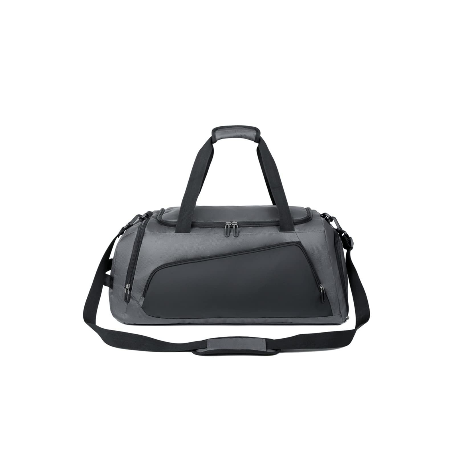 Bolsa Con Cordón Negra 41x33 Cm - Ligera, Plegable, Para Gimnasio, Playa, Viajes