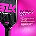 SLK Atlas Pickleball Paddle | Graphite Pickleball Paddle features G5 Control Graphite Face & Polymer Rev-Core+ | Designed in the USA | Perfect starter for any upcoming pickleball player (Atlas Purple)
