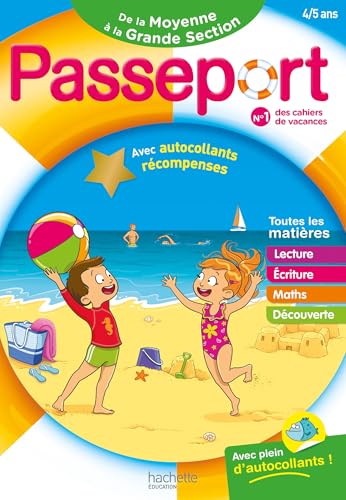 Passeport Maternelle - De la Moyenne Section à la Grande Section (4-5 ans) - Cahier de vacances 2026